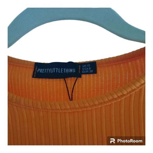 PrettyLittleThing Textured Cut Out Long Sleeve Bodysuit - Picture 2 of 3